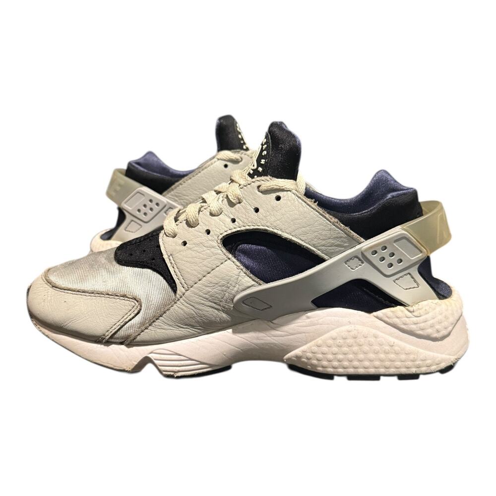 Nike Air Huarache Gray White Men's Size 8.5 Sneakers DD1068-001 Athletic - Picture 7 of 9
